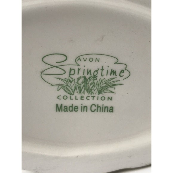 Avon Springtime Collection Candle Holders Bunny and Duck Floral - Picture 6 of 9